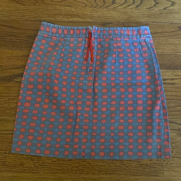 Marc jacobs Molly check denim skirt size 6 - Picture 4 of 7